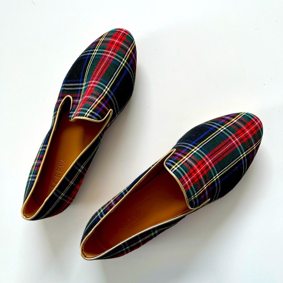 J Crew Tartan Flats• Sz 7 - Picture 2 of 10
